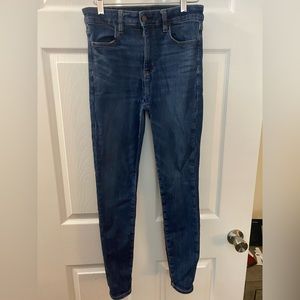 American eagle next level stretch blue jeans